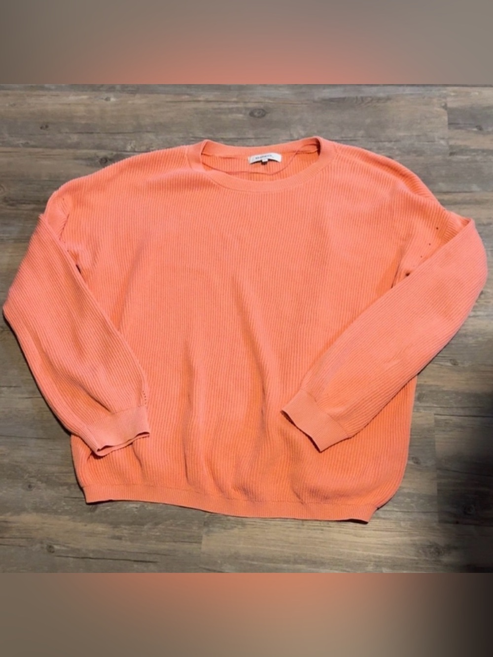 Sandwich Batwing Rib Knit Sweater